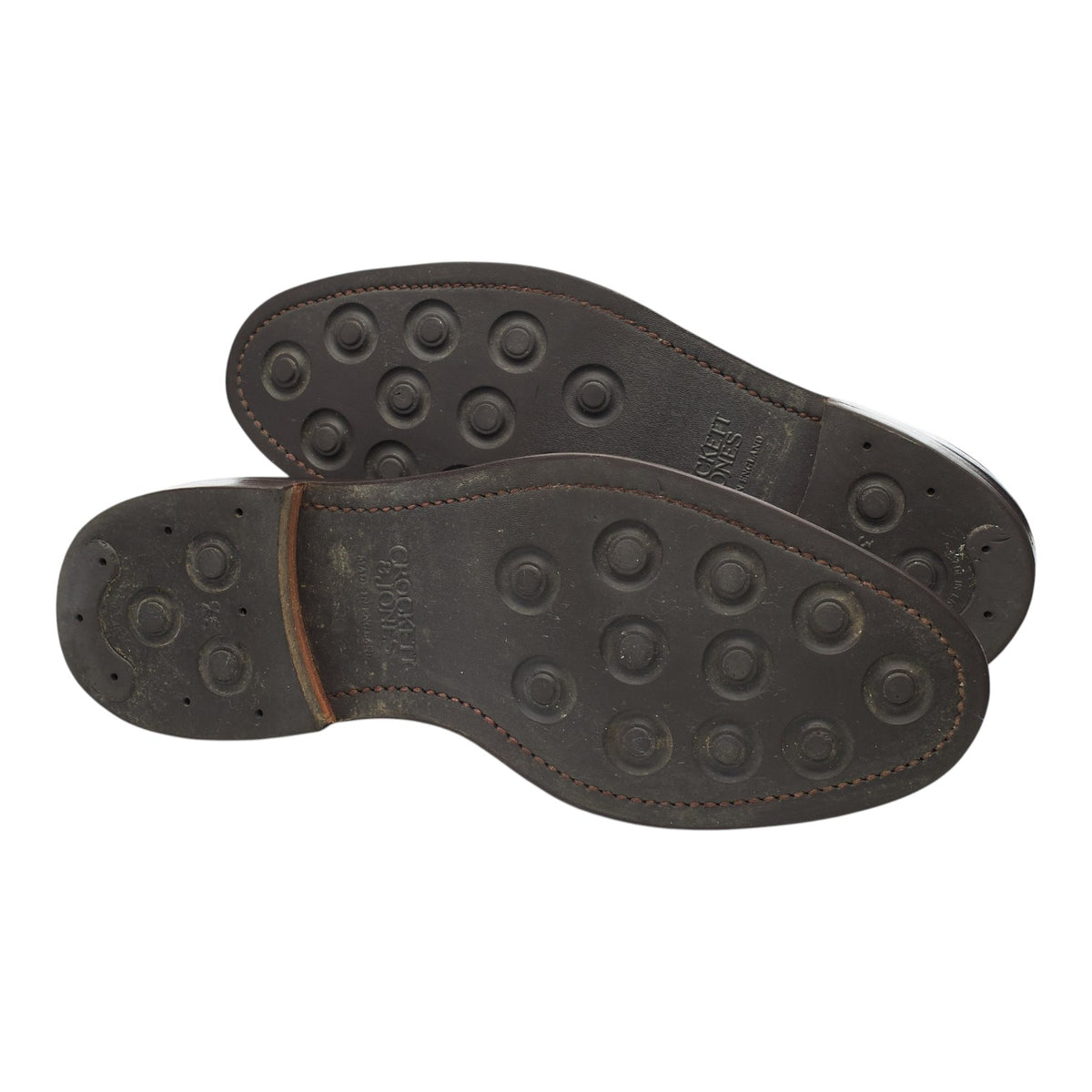 'Brecon' Dark Brown Grain Leather Chukka Boots UK 7.5 G