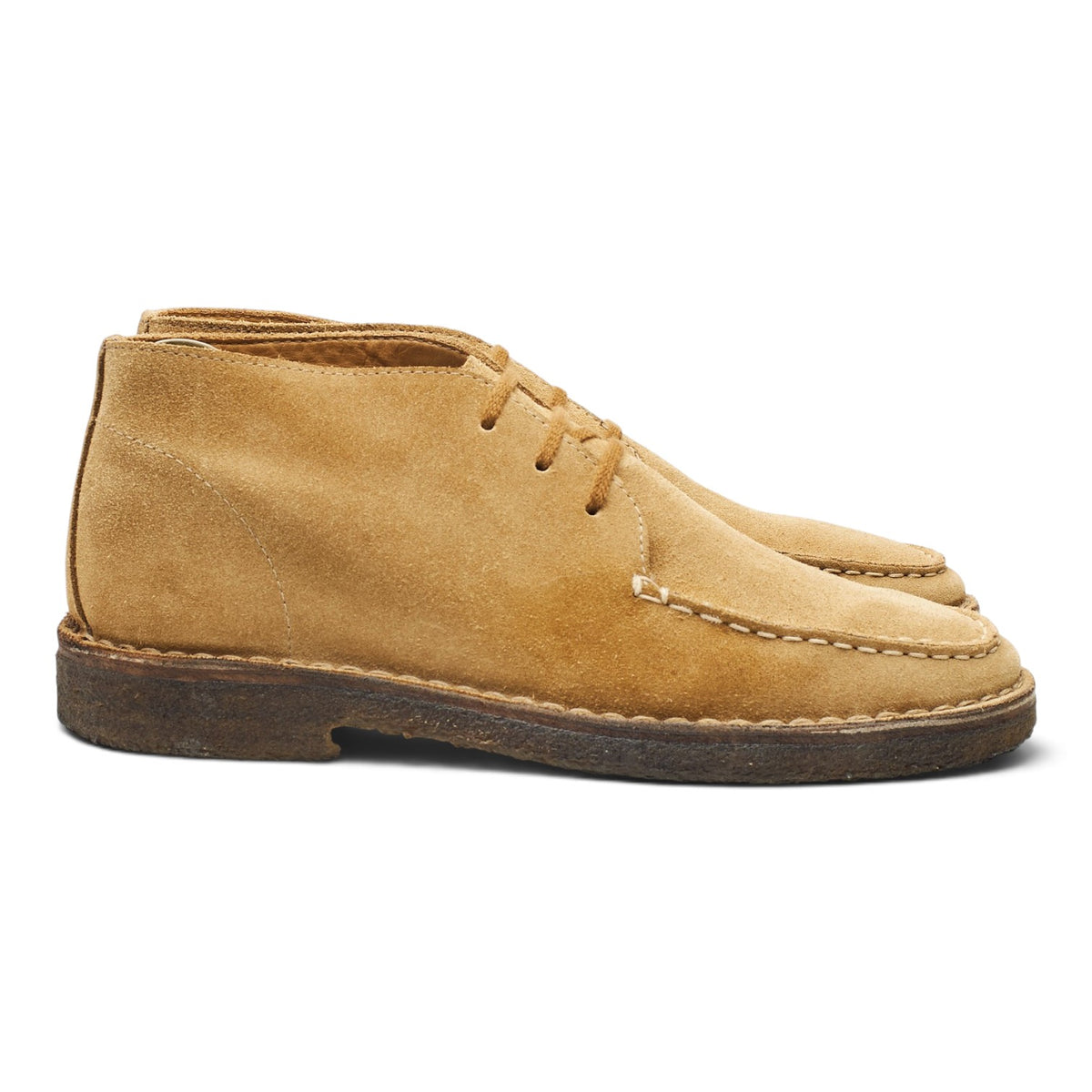 'Crosby' Sand Suede Moc-Toe Chukka Boots UK 8