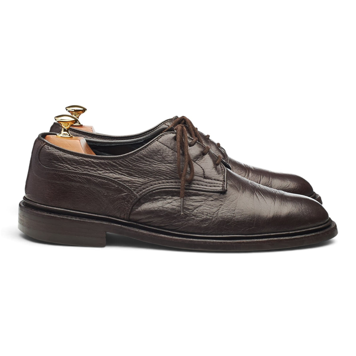 Dark Brown Leather Derby UK 8.5