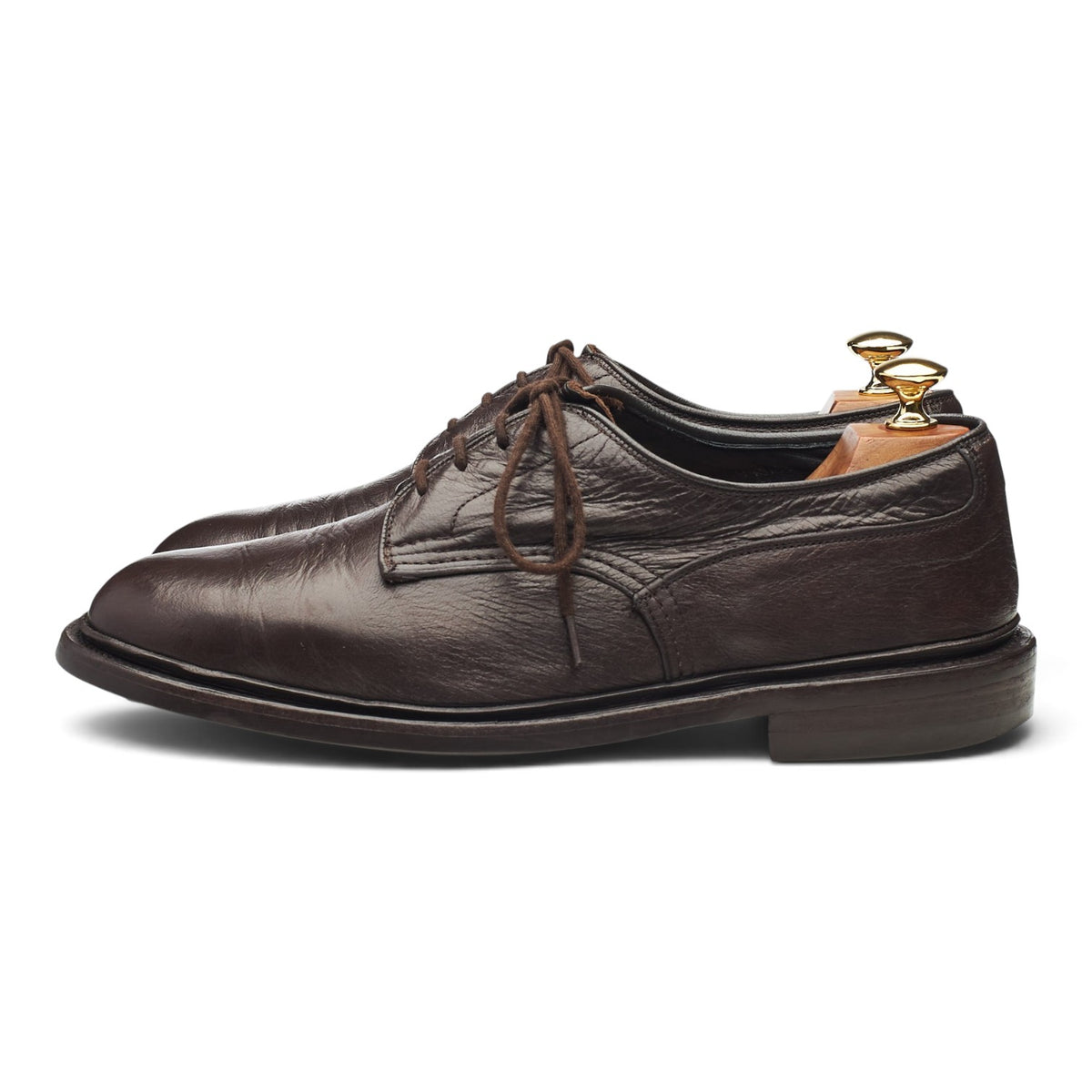 Dark Brown Leather Derby UK 8.5