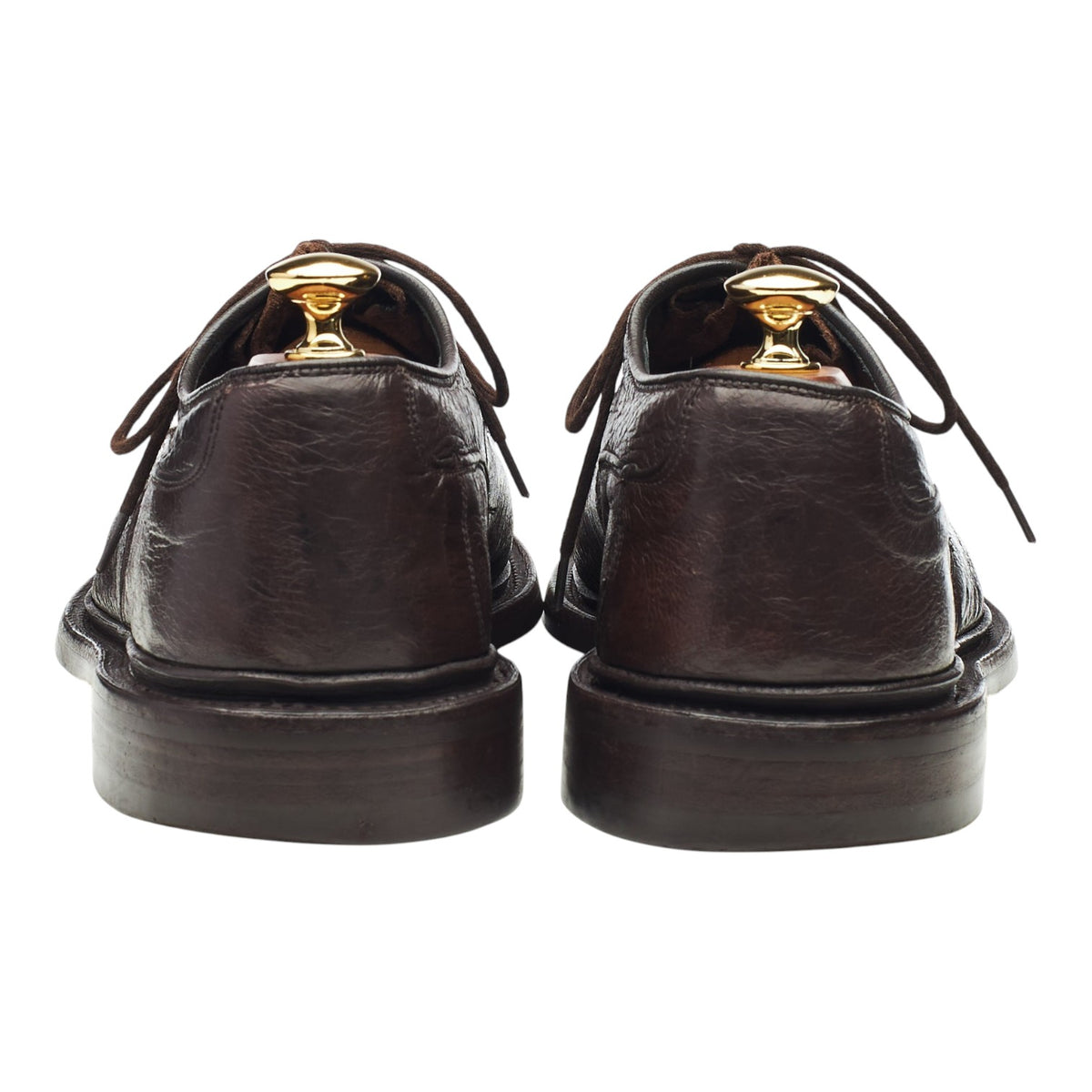 Dark Brown Leather Derby UK 8.5