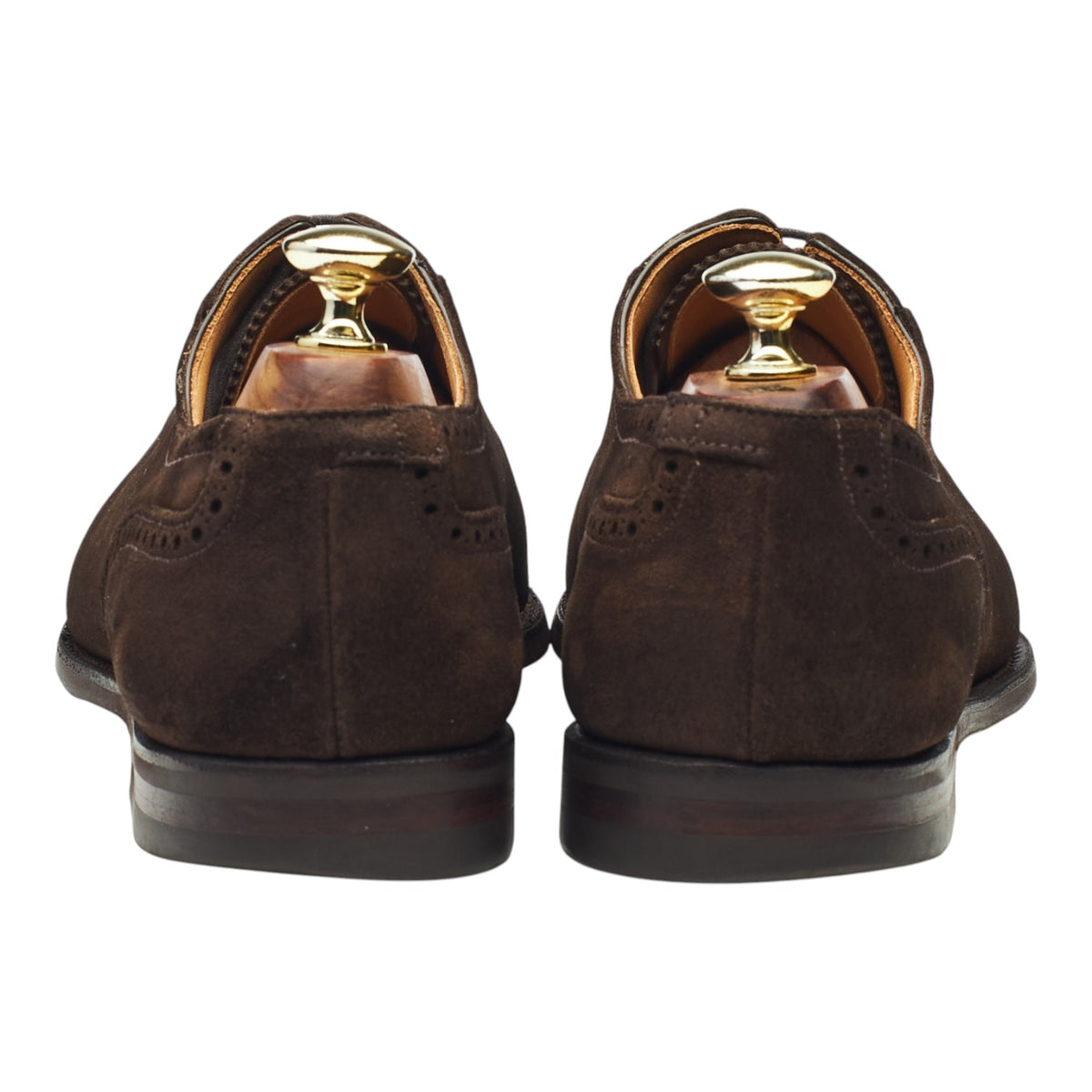 'Westbourne' Dark Brown Suede Oxford Brogues UK 7 E