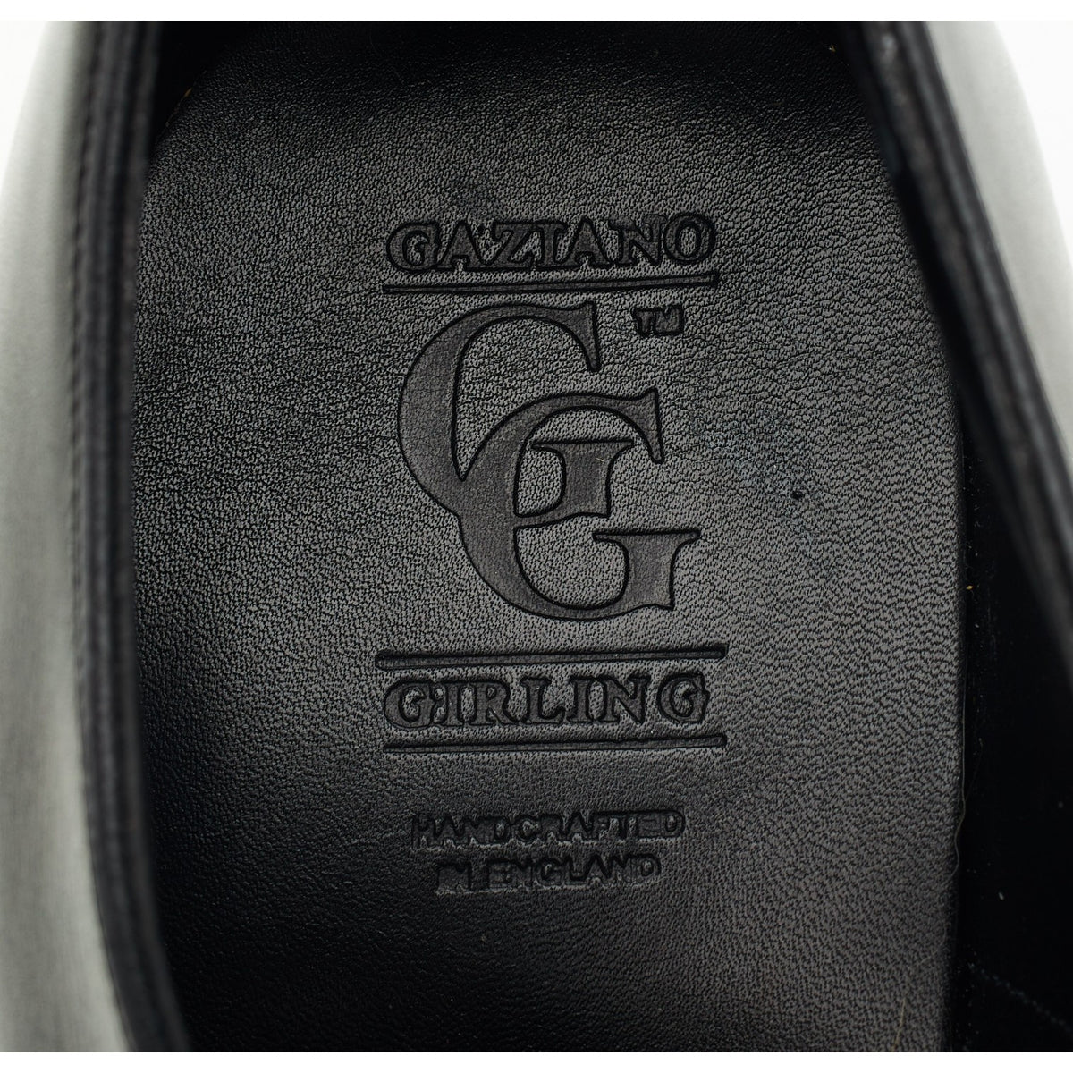 'Cambridge' Black Leather Oxford UK 6 E