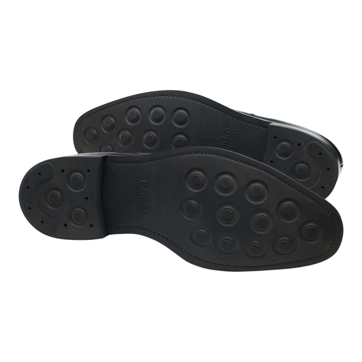 1880 'Aldwych' Black Leather Oxford UK 9 G