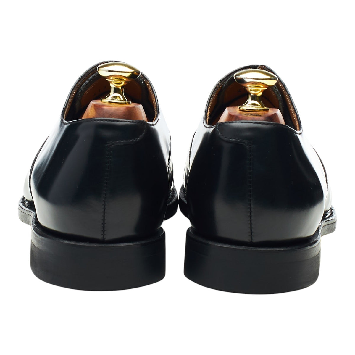'Luton' Black Leather Oxford UK 7 F