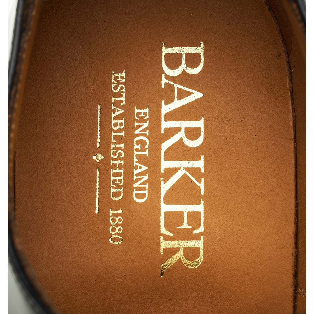 'Luton' Black Leather Oxford UK 7 F