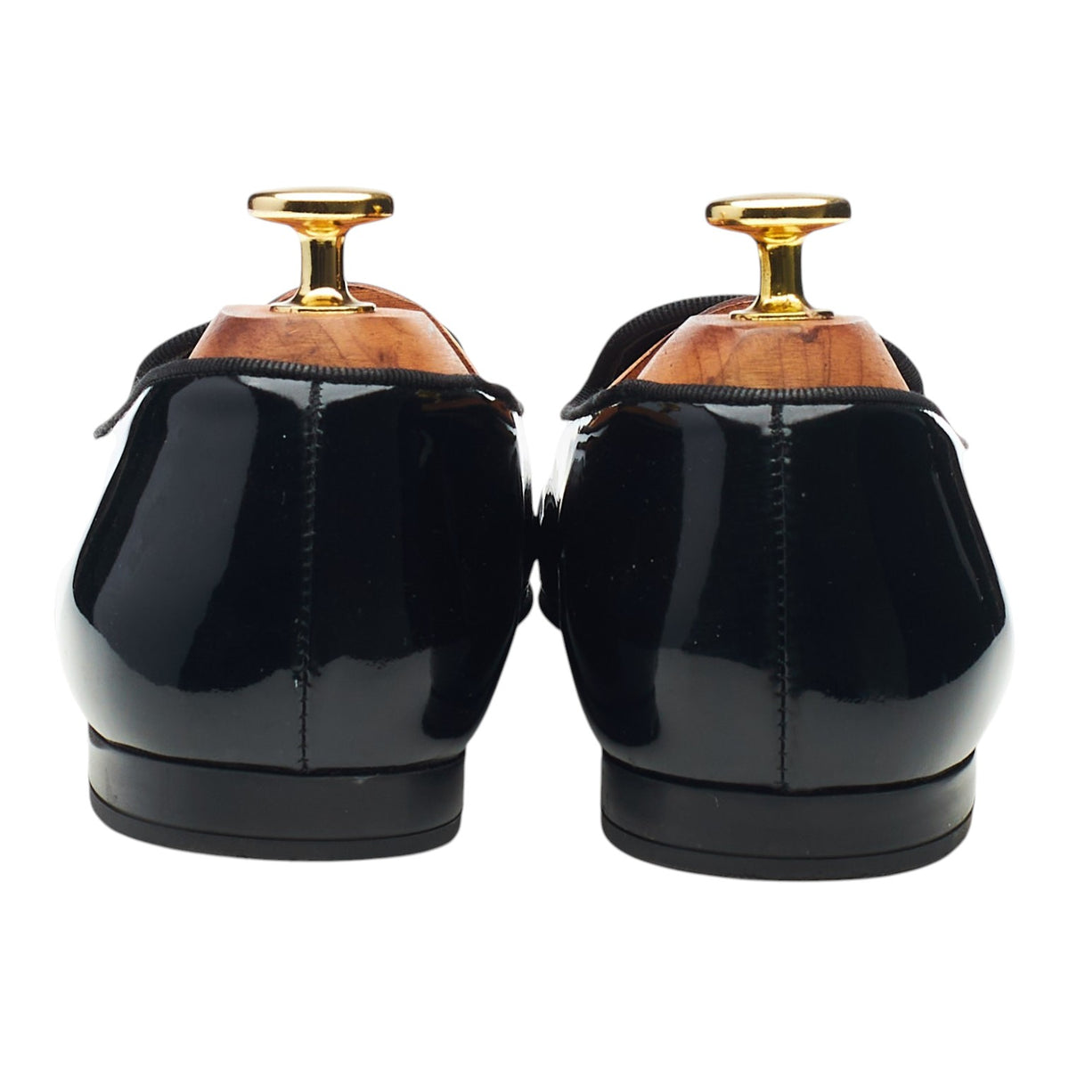 Women's 'Nina' Black Patent Leather Tassel Loafers UK 3.5 EU 36.5