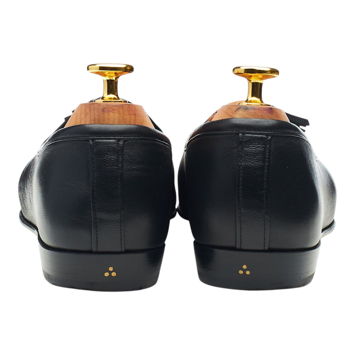 Women's 'Sagan Classic' Black Leather Tassel Loafers UK 3 / UK 3.5