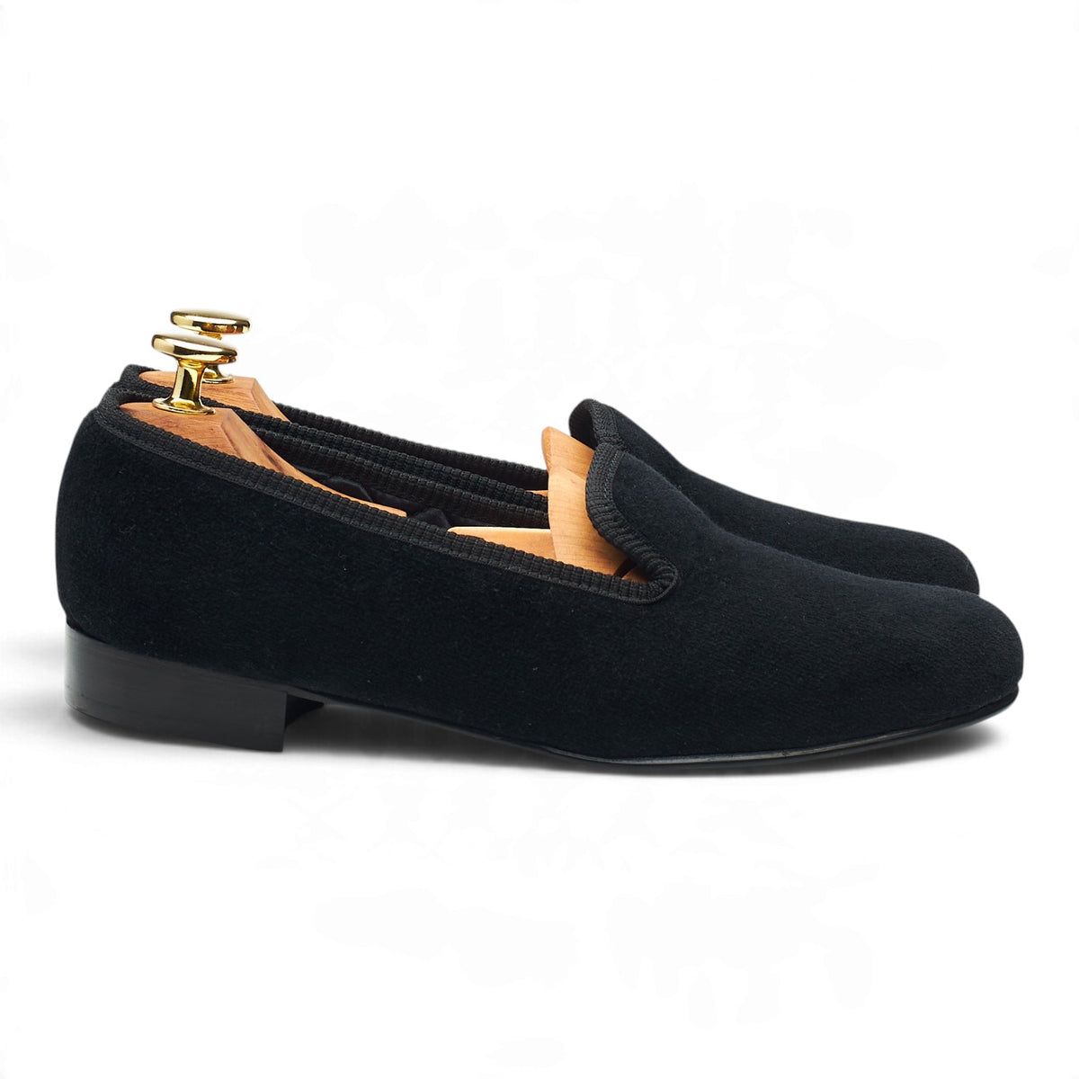 Women's Margaret Howell 'Victoria' Black Velvet Slippers UK 4