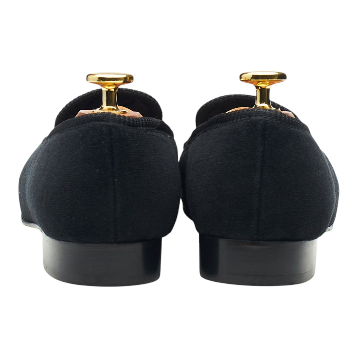Women's Margaret Howell 'Victoria' Black Velvet Slippers UK 4