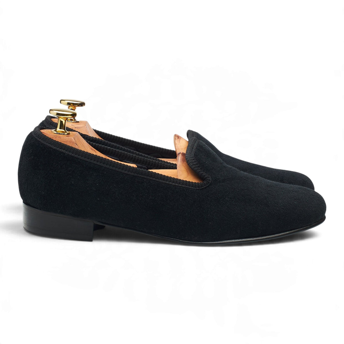 Women's Margaret Howell 'Victoria' Black Velvet Slippers UK 4