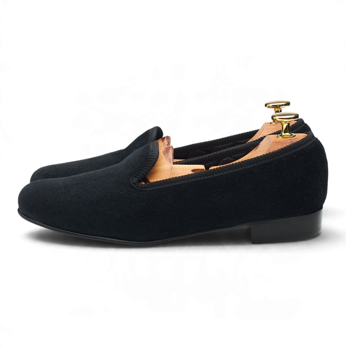 Women's Margaret Howell 'Victoria' Black Velvet Slippers UK 4