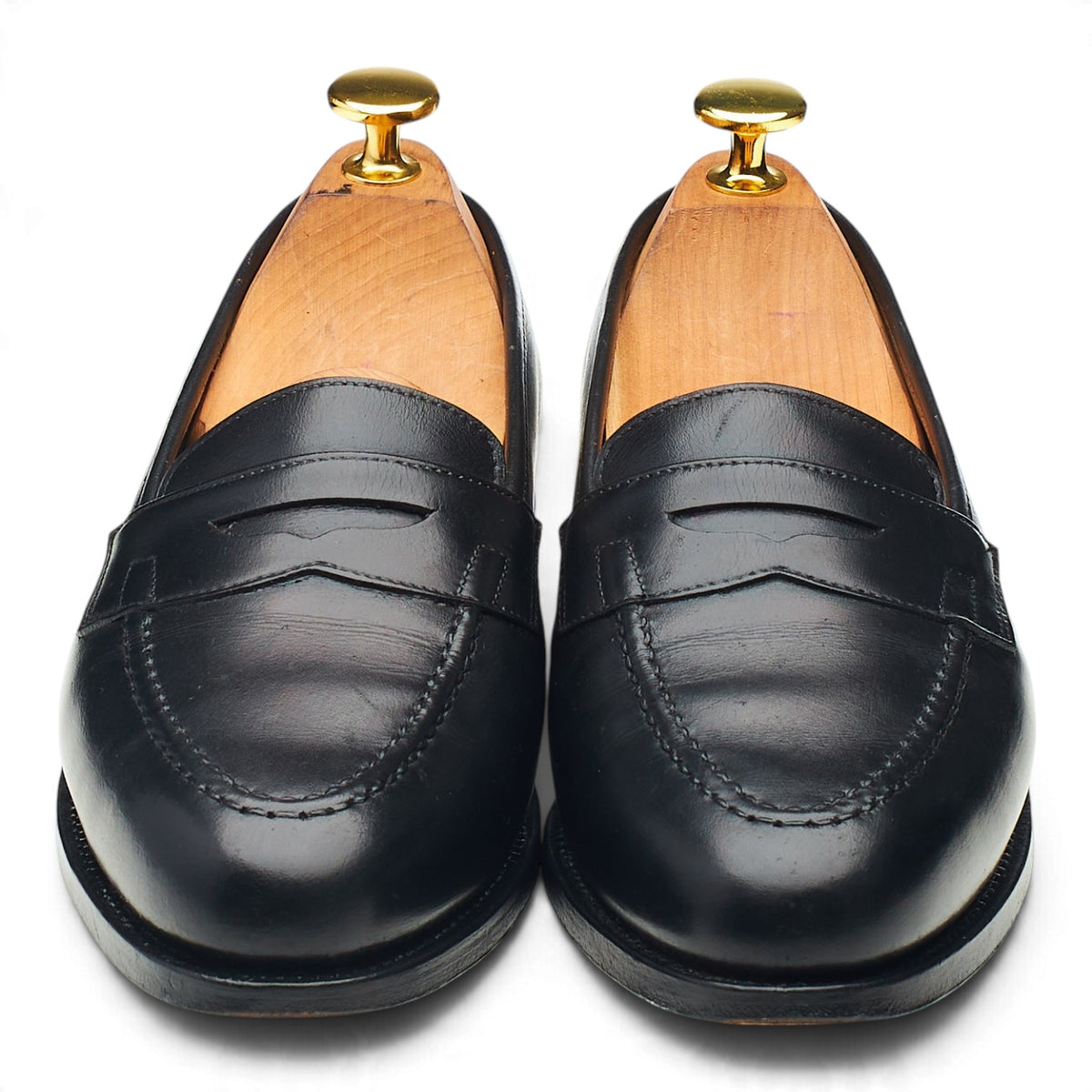 Women's 'Badby' Black Leather Loafers UK 4.5 C