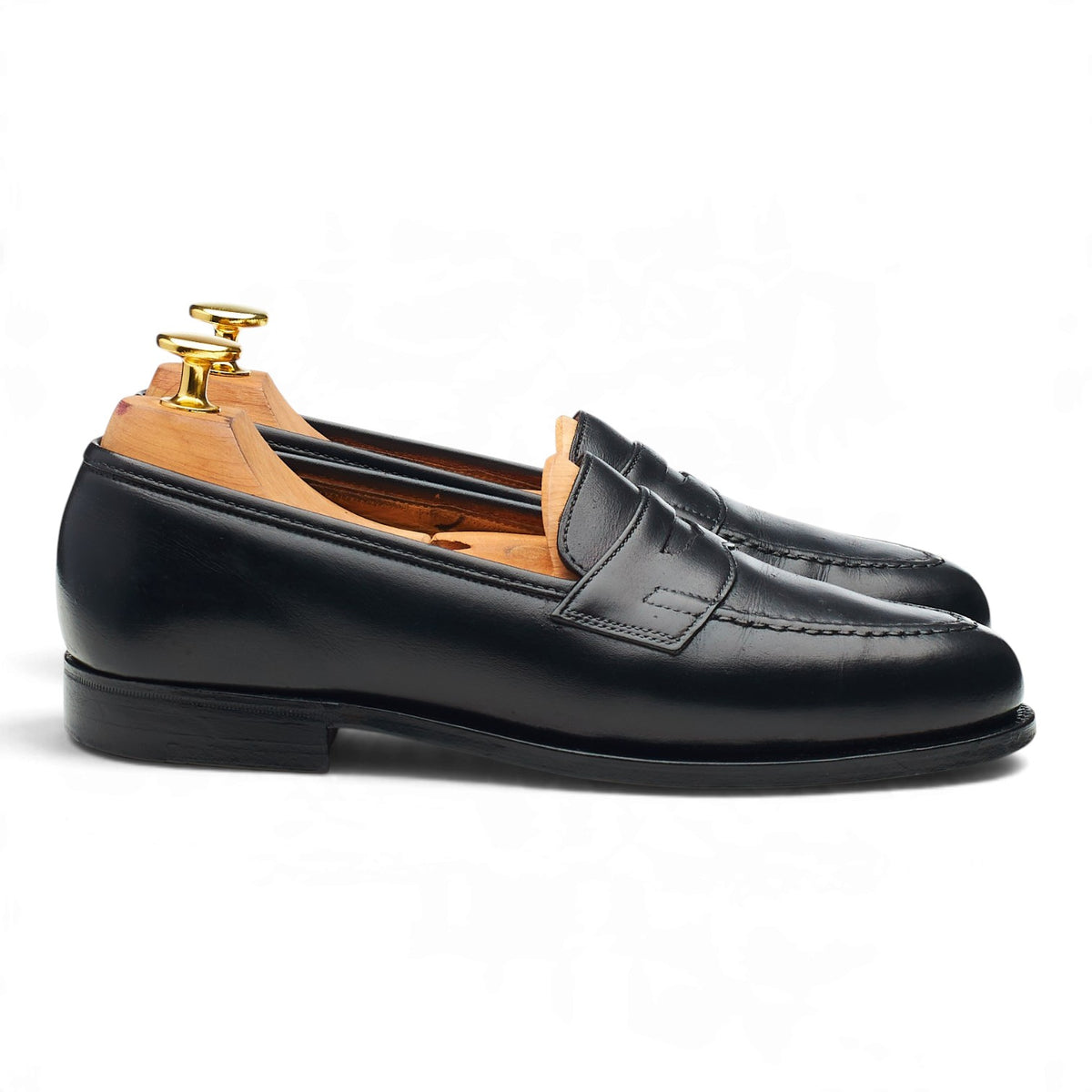 Women's 'Badby' Black Leather Loafers UK 4.5 C