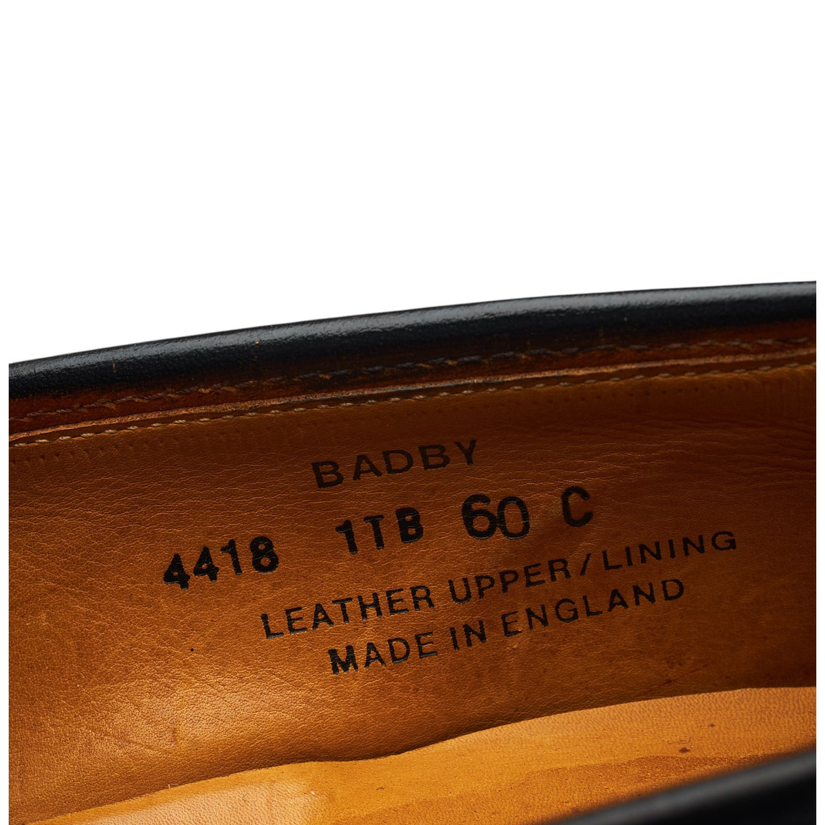 Women's 'Badby' Black Leather Loafers UK 4.5 C