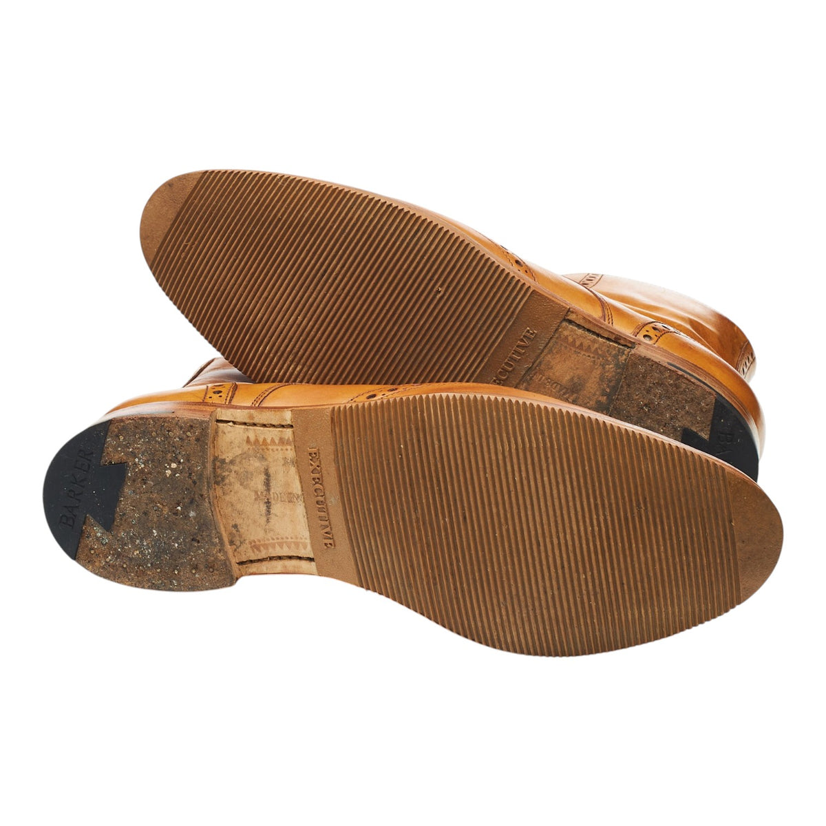 Women's 'Faye' Tan Brown Leather Brogue Boots UK 6 D