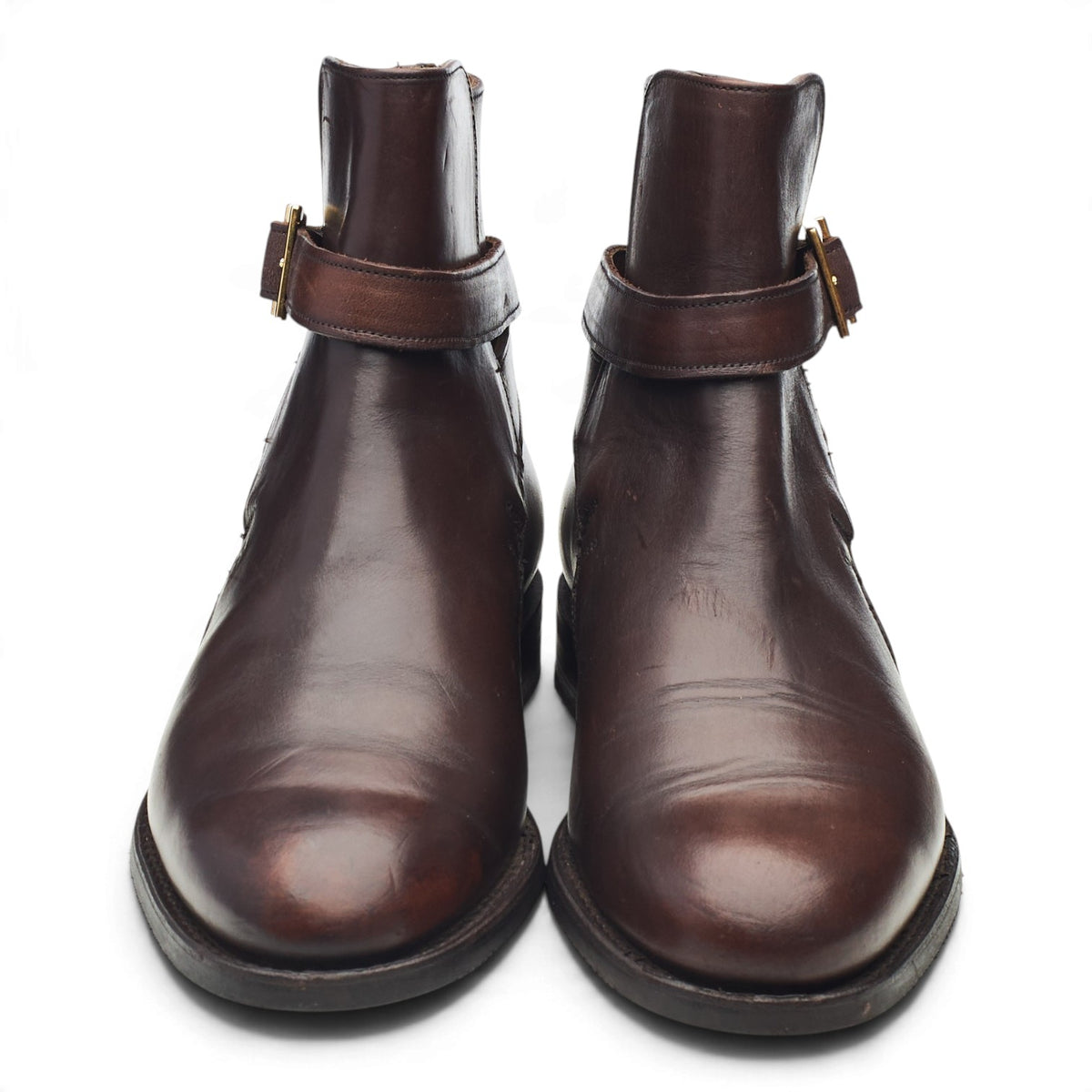Women's 'Lucinda' Brown Leather Jodhpur Boots UK 3.5 D
