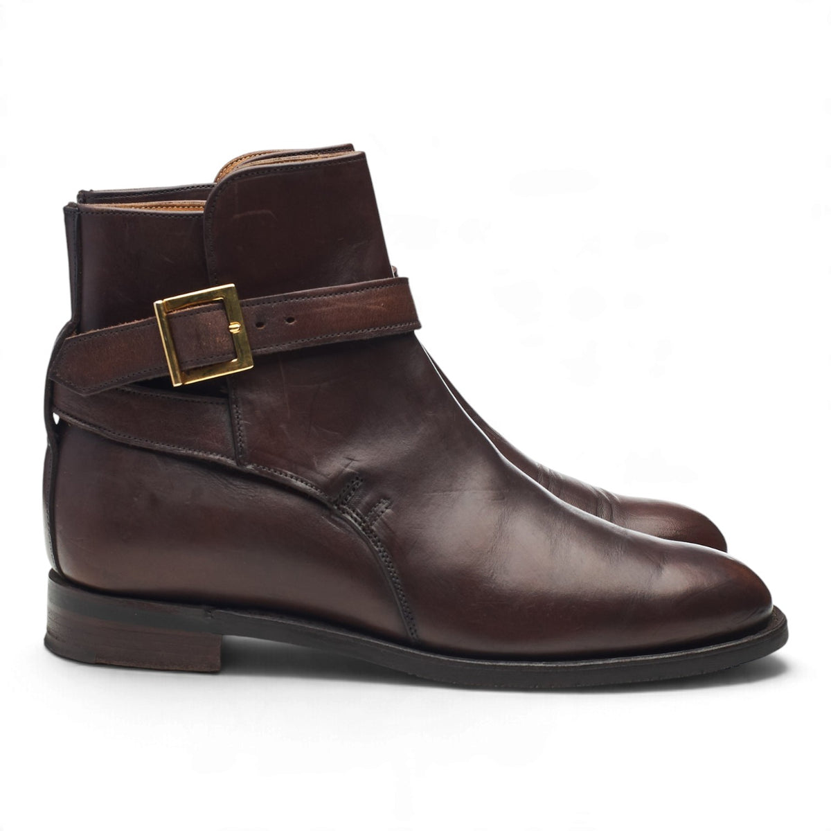 Women's 'Lucinda' Brown Leather Jodhpur Boots UK 3.5 D
