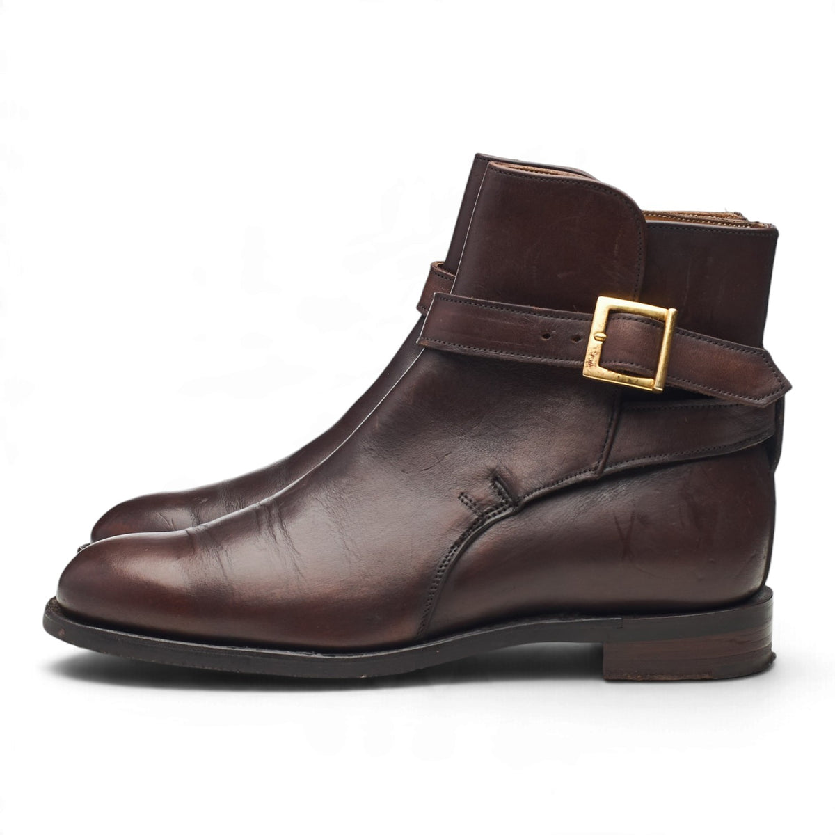 Women's 'Lucinda' Brown Leather Jodhpur Boots UK 3.5 D
