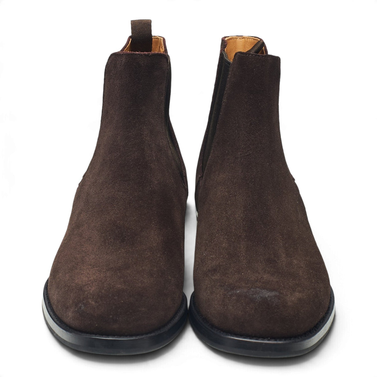 Women's 'Elsa' Dark Brown Suede Chelsea Boots UK 5.5 EU 38.5