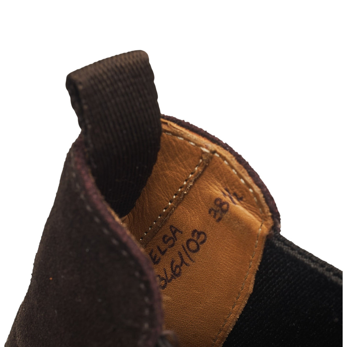 Women's 'Elsa' Dark Brown Suede Chelsea Boots UK 5.5 EU 38.5