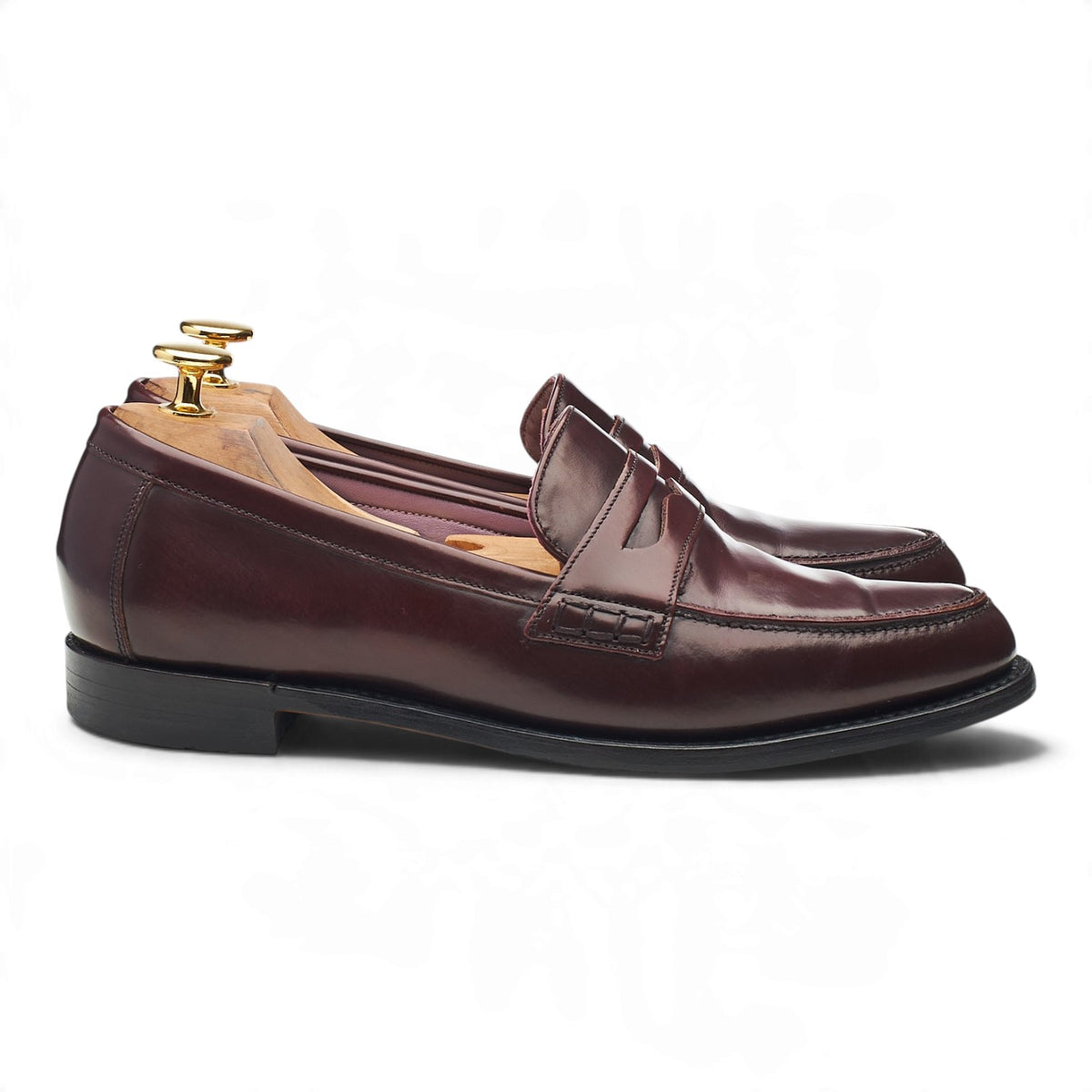 Women's 'Harriet' Burgundy Leather Loafers UK 5.5 D
