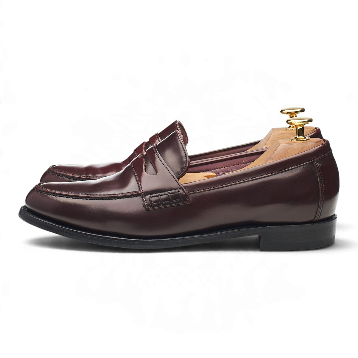 Women's 'Harriet' Burgundy Leather Loafers UK 5.5 D