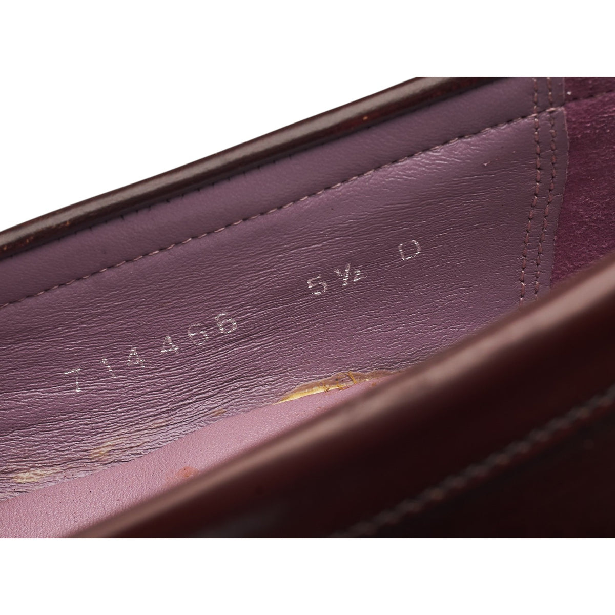 Women's 'Harriet' Burgundy Leather Loafers UK 5.5 D