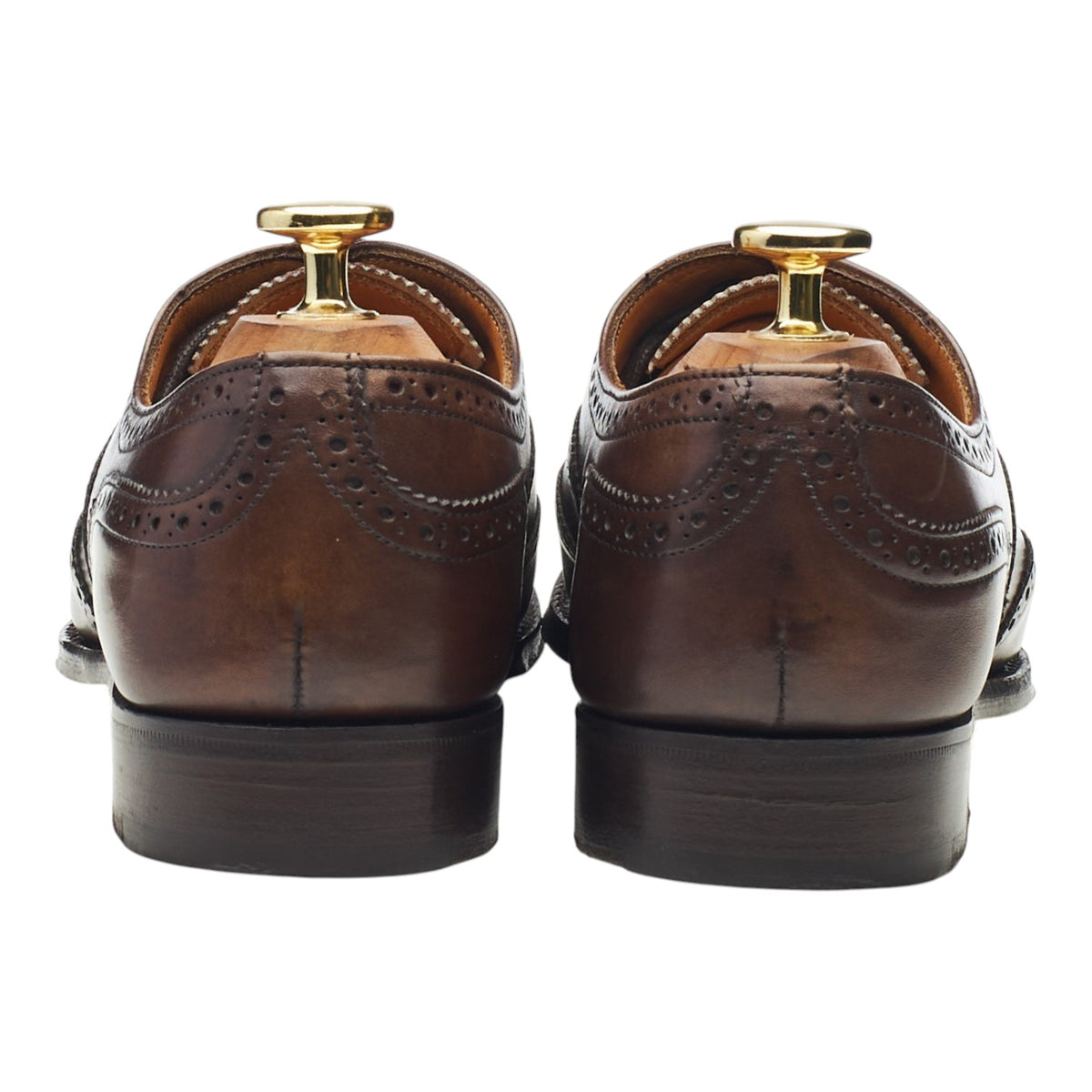 Women's 'Maisie' Dark Brown Leather Oxford Brogues UK 3.5 D