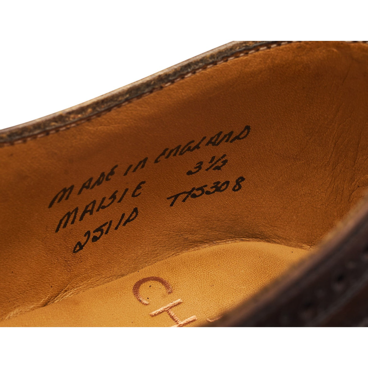 Women's 'Maisie' Dark Brown Leather Oxford Brogues UK 3.5 D