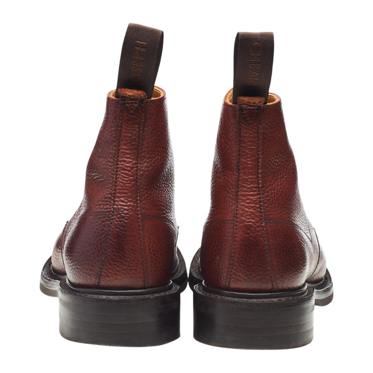 Women's 'Penhill II' Tan Brown Grain Leather Boots UK 4 D