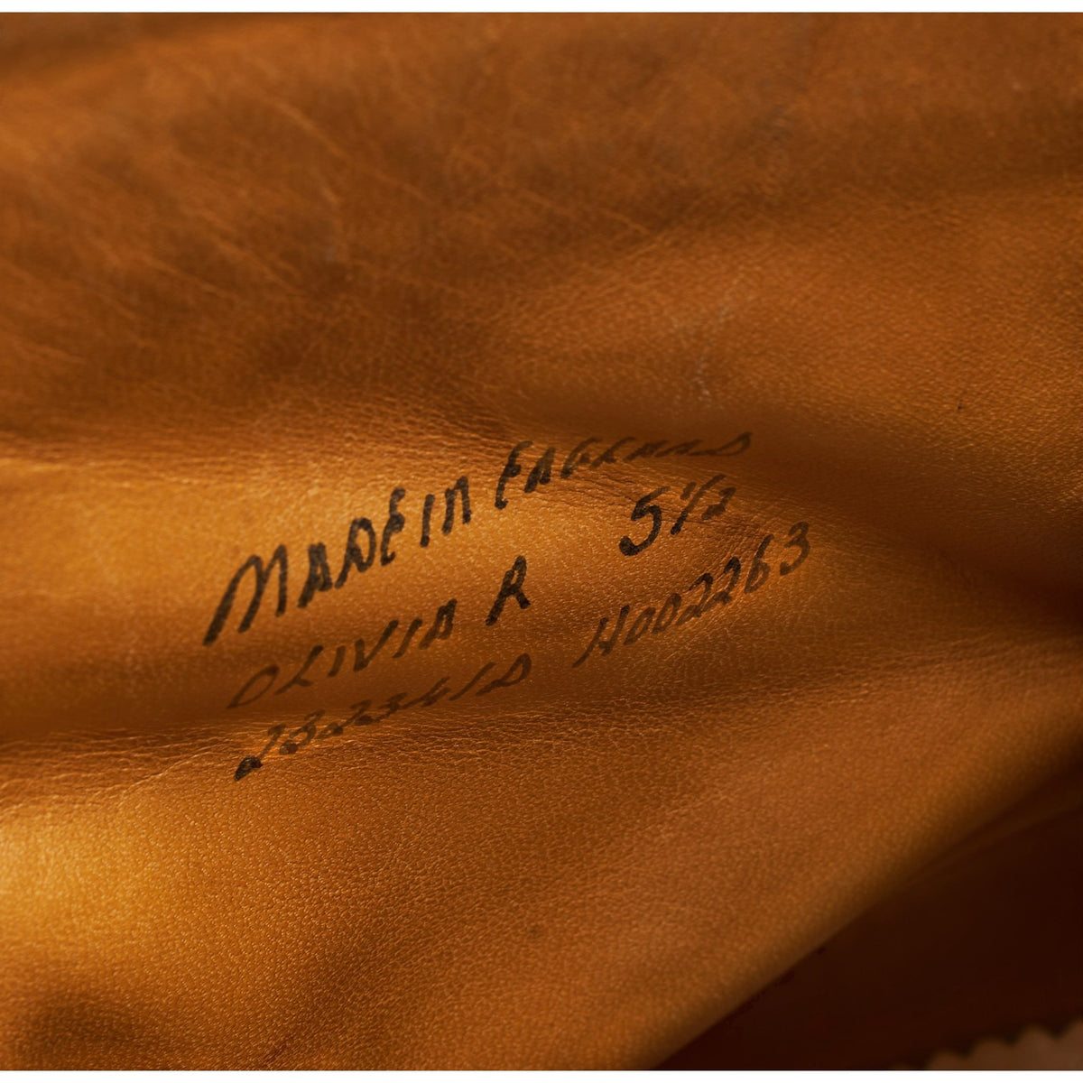 Women's 'Olivia' Tan Brown Leather Brogue Boots UK 5.5 D