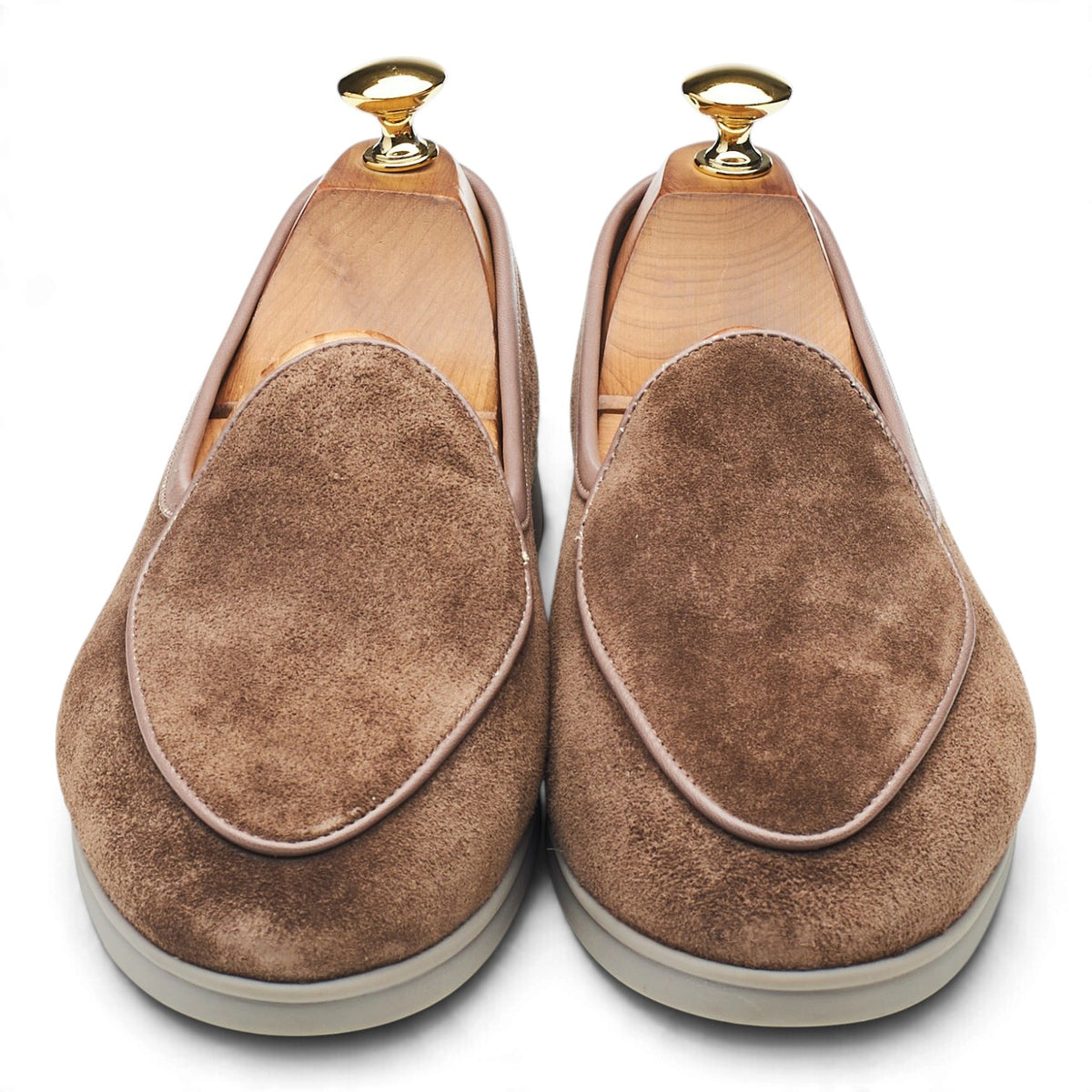 Women's 'Sagan Stride' Light Brown Suede Slip On Loafers UK 6 / UK 6.5