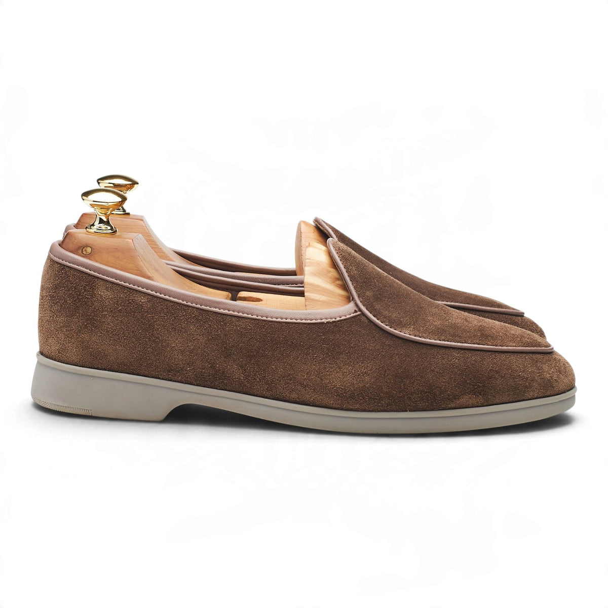Women's 'Sagan Stride' Light Brown Suede Slip On Loafers UK 6 / UK 6.5