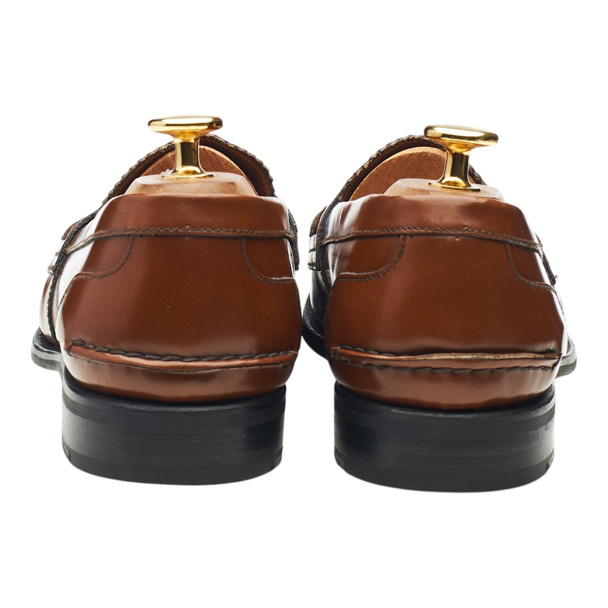 Women's 'Sally' Tan Brown Leather Loafers UK 6.5 EU 39.5