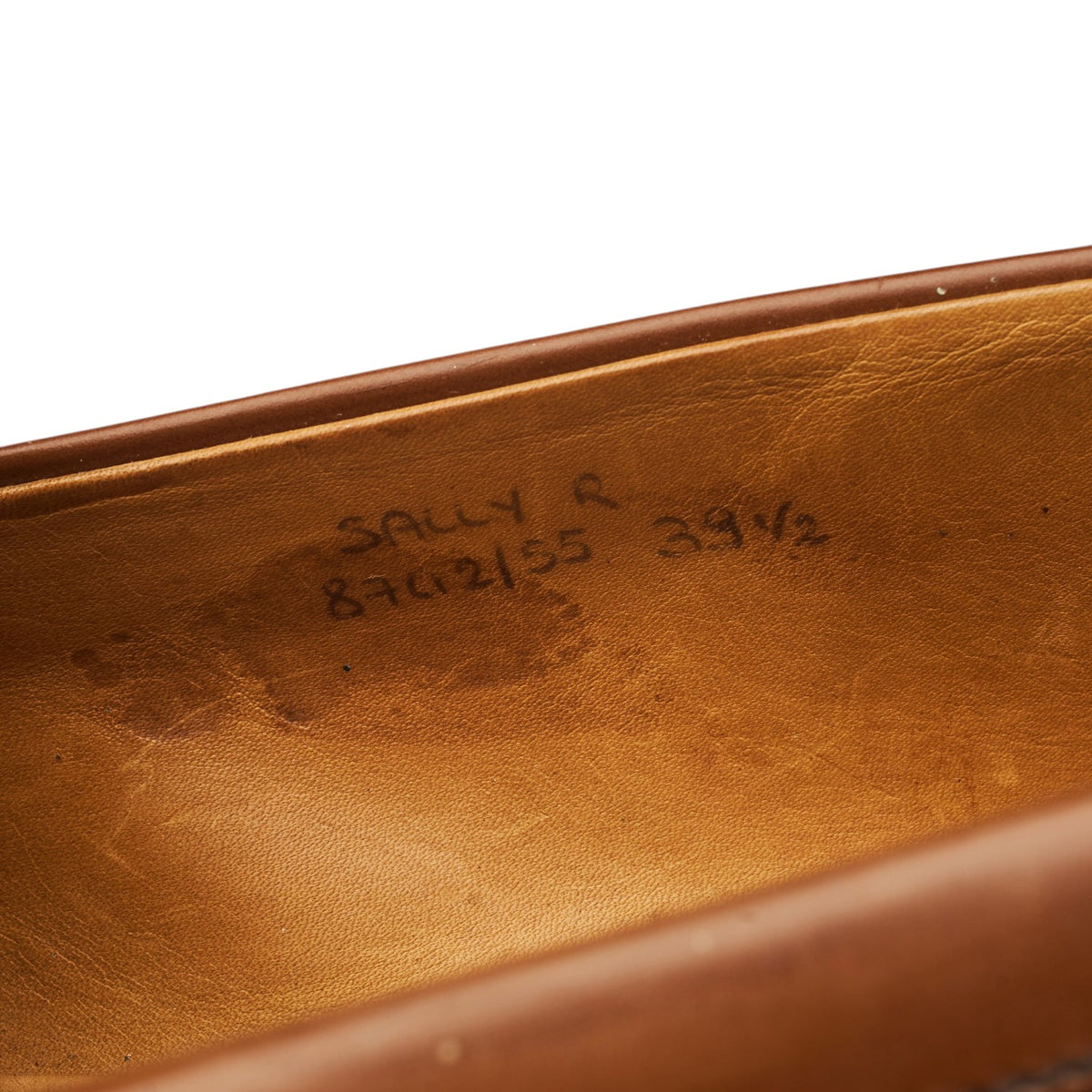 Women's 'Sally' Tan Brown Leather Loafers UK 6.5 EU 39.5