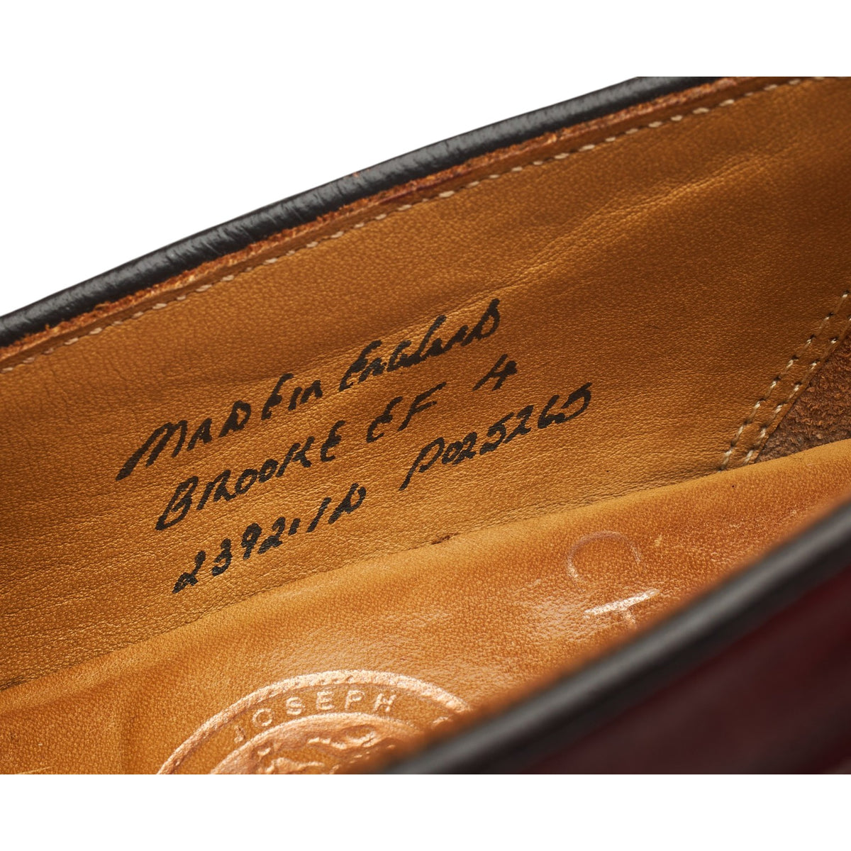 Women's 'Brooke' Burgundy Leather Tassel Loafers UK 4 D