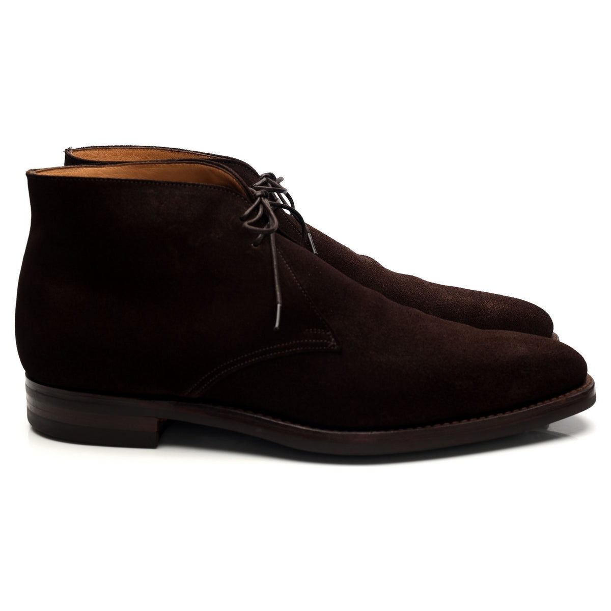 &#39;Tetbury&#39; Dark Brown Suede Chukka Boots UK 10 E