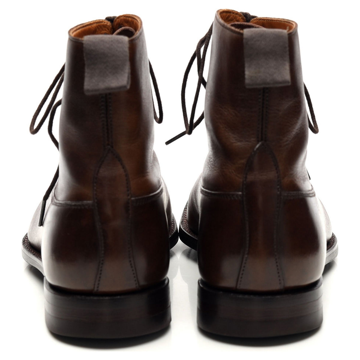 &#39;Somerville&#39; Dark Brown Leather Boots UK 6 E