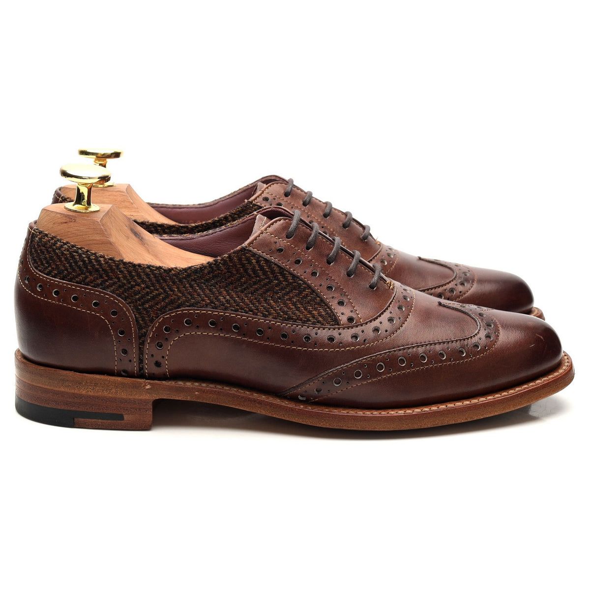 Women&#39;s &#39;Freya&#39; Brown Leather Oxford UK 3 D