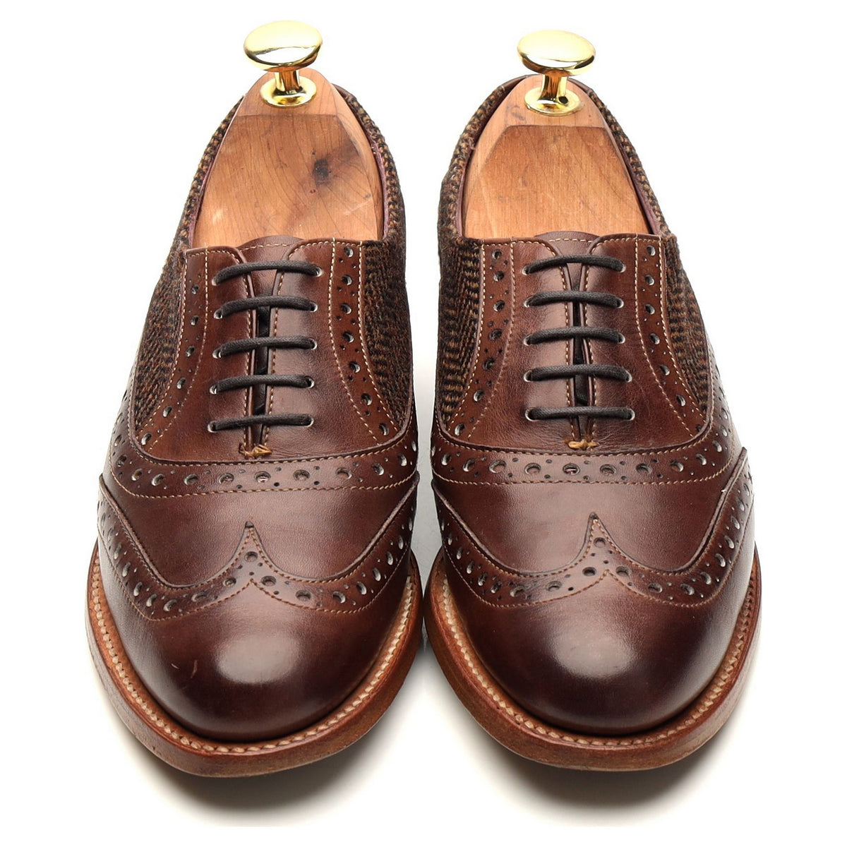 Women&#39;s &#39;Freya&#39; Brown Leather Oxford UK 3 D