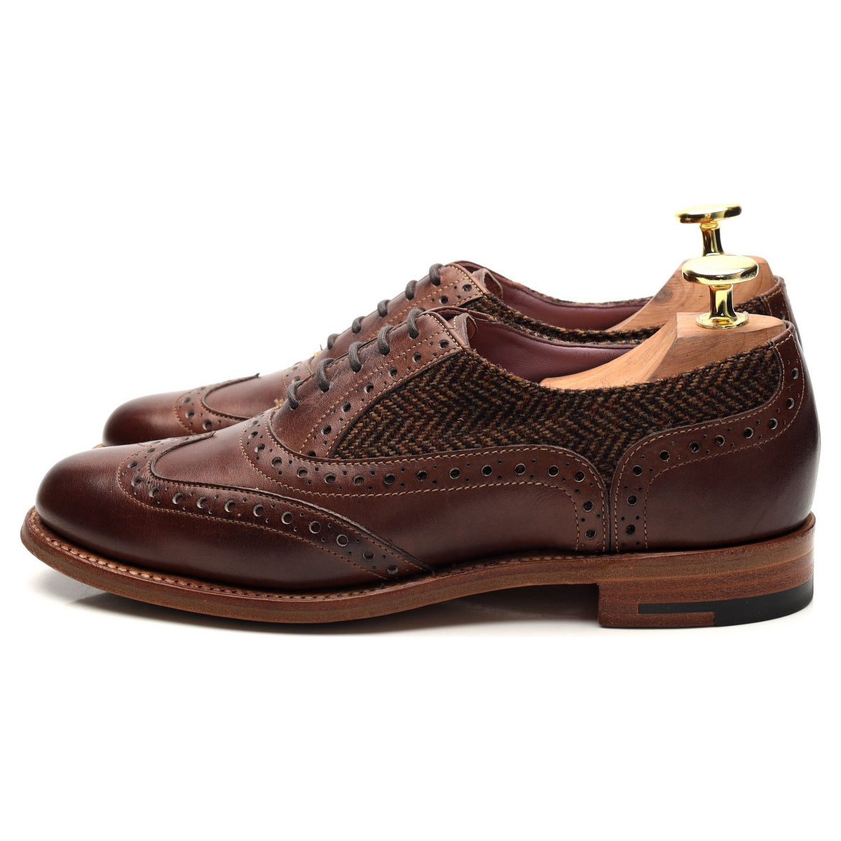 Women&#39;s &#39;Freya&#39; Brown Leather Oxford UK 3 D