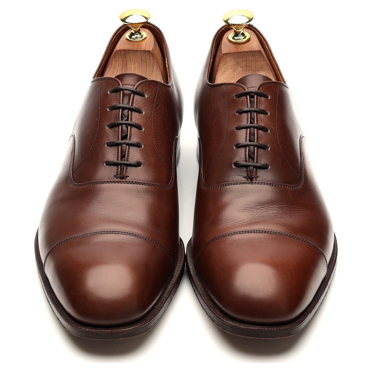 Vintage &#39;Consul&#39; Brown Leather Oxford UK 9.5 D