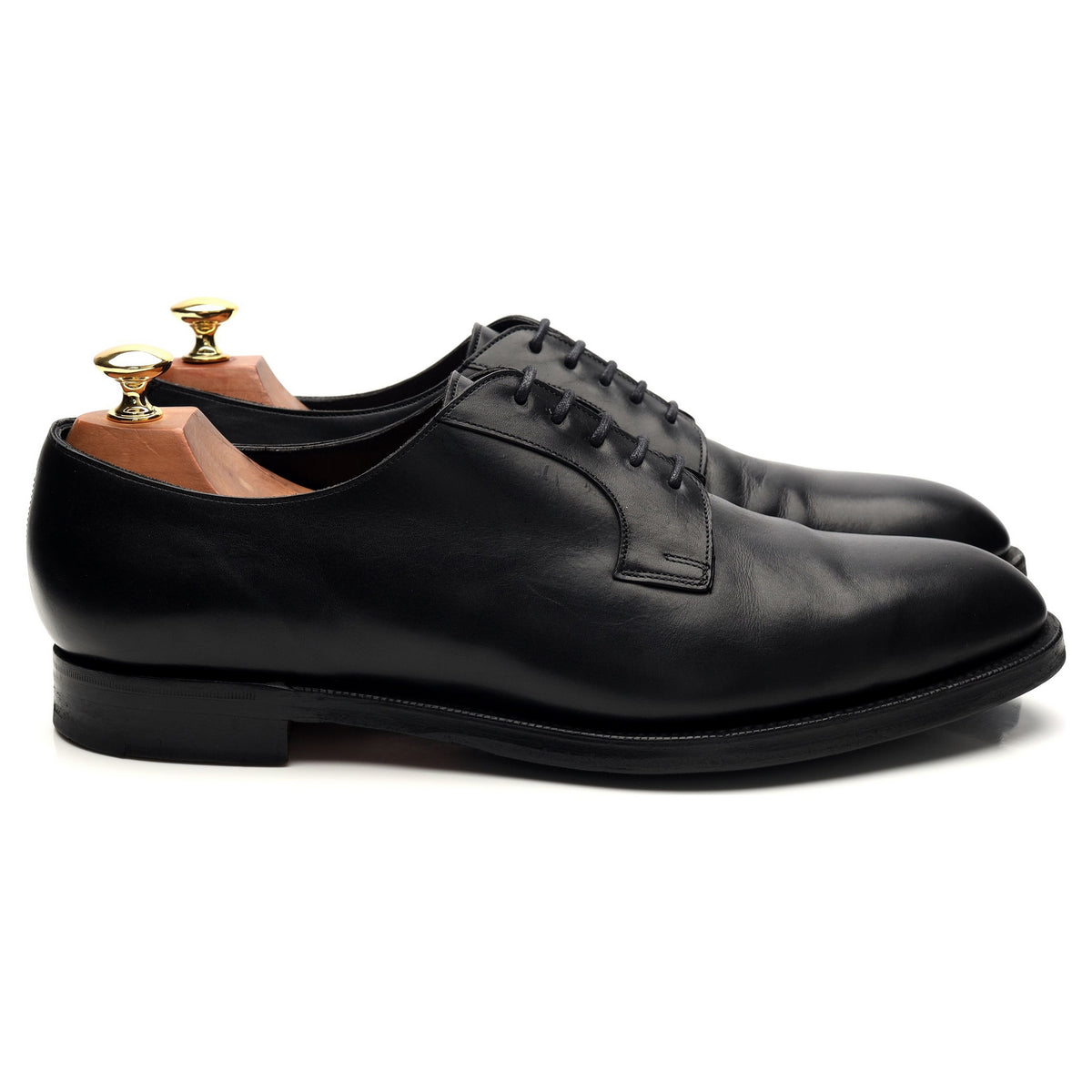 &#39;Cumberland&#39; Black Leather Derby UK 9.5 E