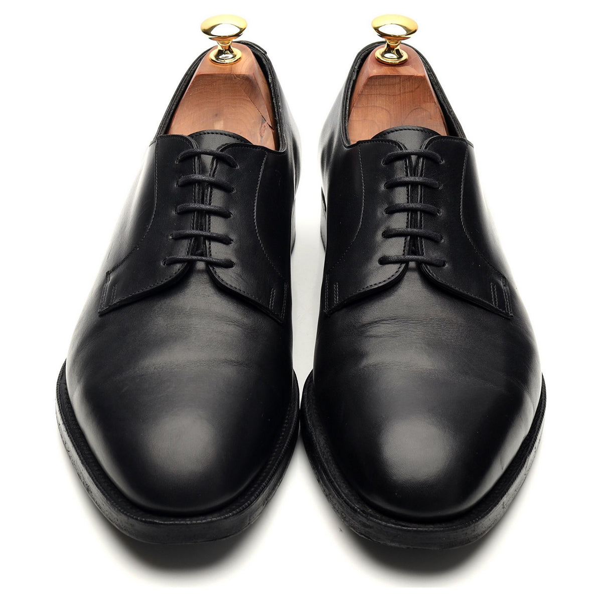 &#39;Cumberland&#39; Black Leather Derby UK 9.5 E