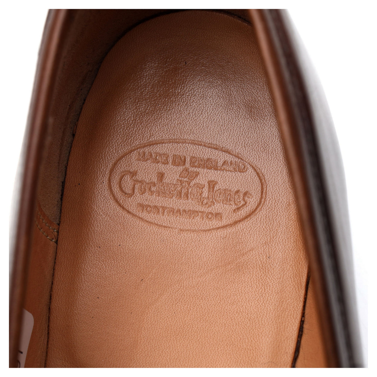 &#39;Crawford&#39; Dark Brown Leather Loafers UK 9.5 E