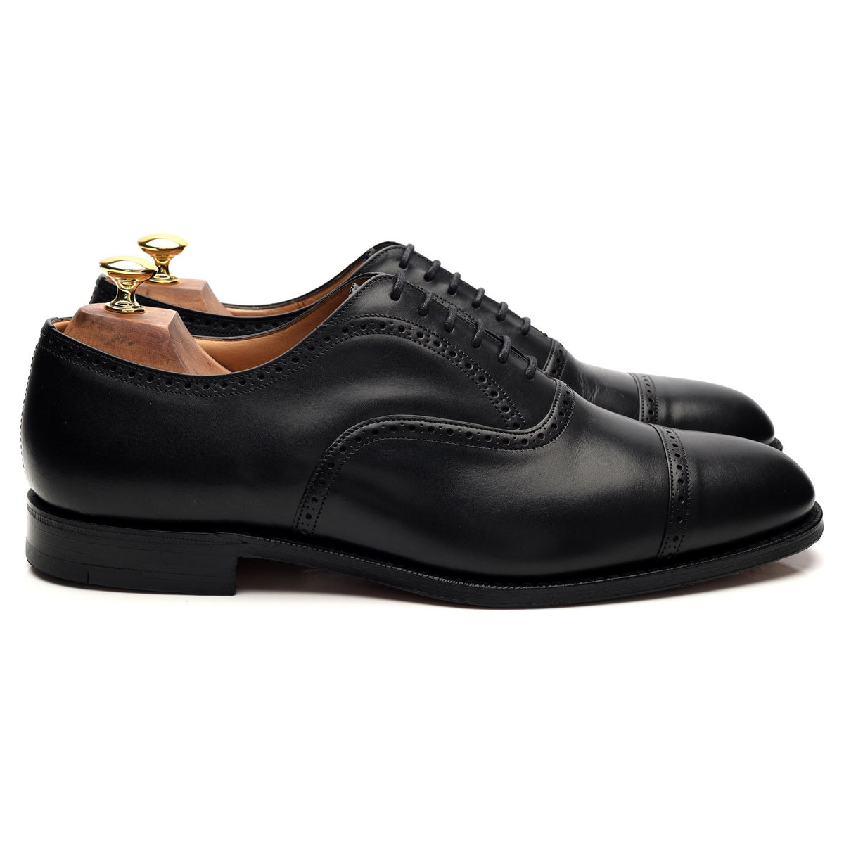 &#39;Legate&#39; Black Leather Oxford  Brogue UK 11 G