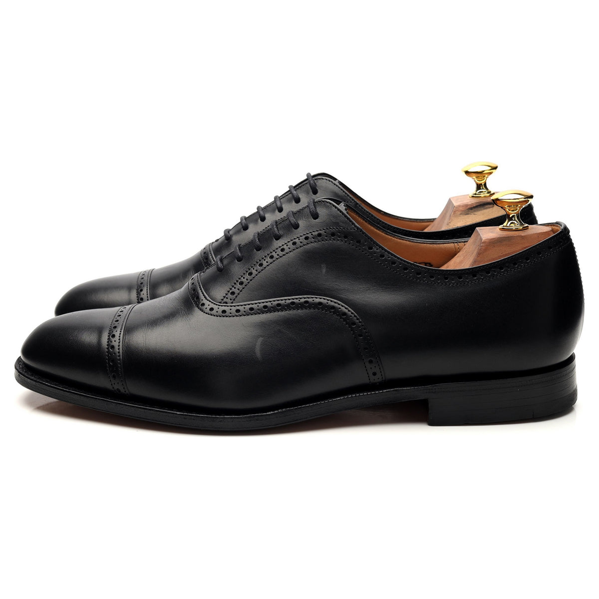 &#39;Legate&#39; Black Leather Oxford  Brogue UK 11 G