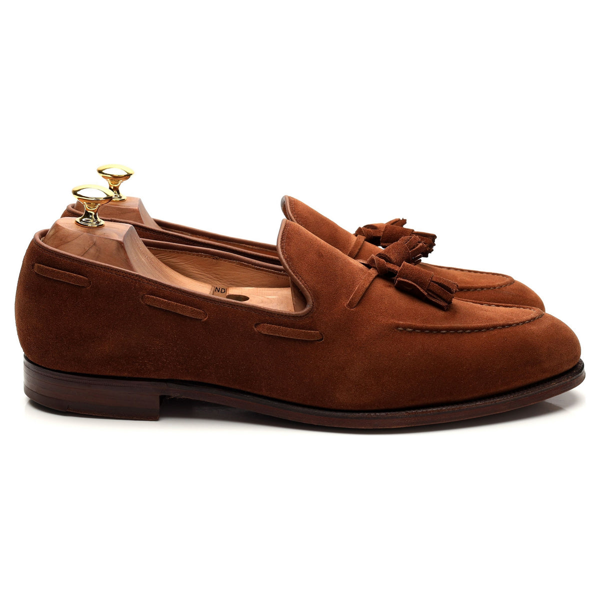 &#39;Cavendish 2&#39; Brown Suede Tassel Loafer UK 10.5 E