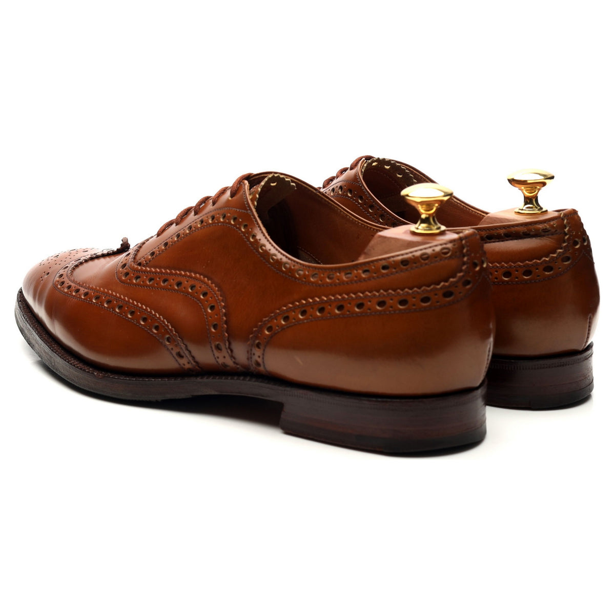 &#39;Wingate&#39; Brown Leather Oxford Brogues UK 9.5 G